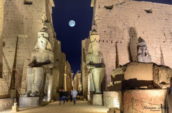 Sound and Light Show at Karnak Temple in Luxor